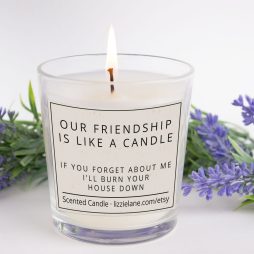 Funny Candle, Our Friendship is Like a Candle, If you forget me, I'll ........