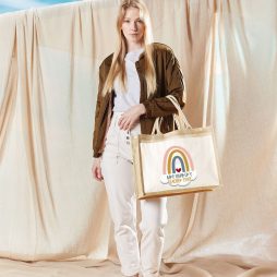 Personalised Teacher Tote Bag, Personalised Teachers Canvas Jute Bag