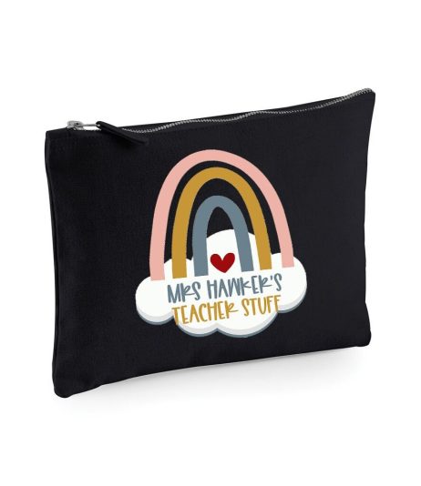Personalised Rainbow Make Up Bag: Perfect Teacher Gift