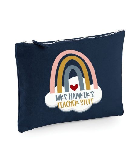 Personalised Rainbow Make Up Bag: Perfect Teacher Gift