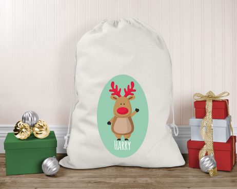 Personalised Santa Sack, Christmas Sack, Luxury Modern Personalised Christmas Santa Sack, Girl, Boy, Christmas Eve box, First Christmas Gift