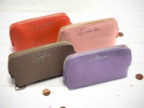 Personalised Cosmetic Bag with Name