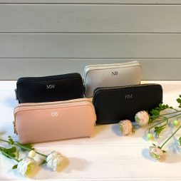 Personalised Cosmetic Bag with Initials