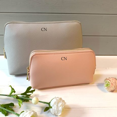 Personalised Cosmetic Bag with Initials