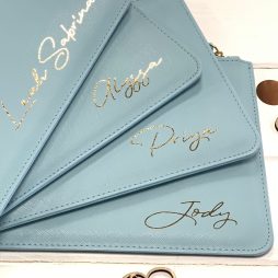 Personalised Wedding Clutch Bag