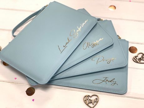 Personalised Wedding Clutch Bag