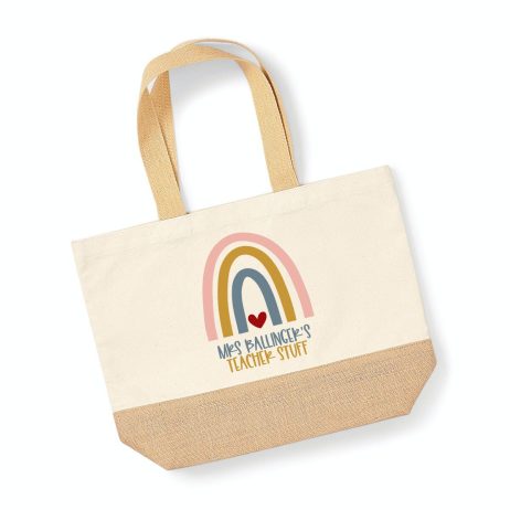 Personalised Teacher Tote Bag, Teacher Tote Bag, School Leaving Gift, Gift For Teacher, Teacher Gifts, Graduation Tote Bag Canvas, School