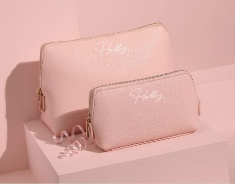 Personalised Bridesmaid Cosmetic Bag: Custom Gift for Your Bridal Party