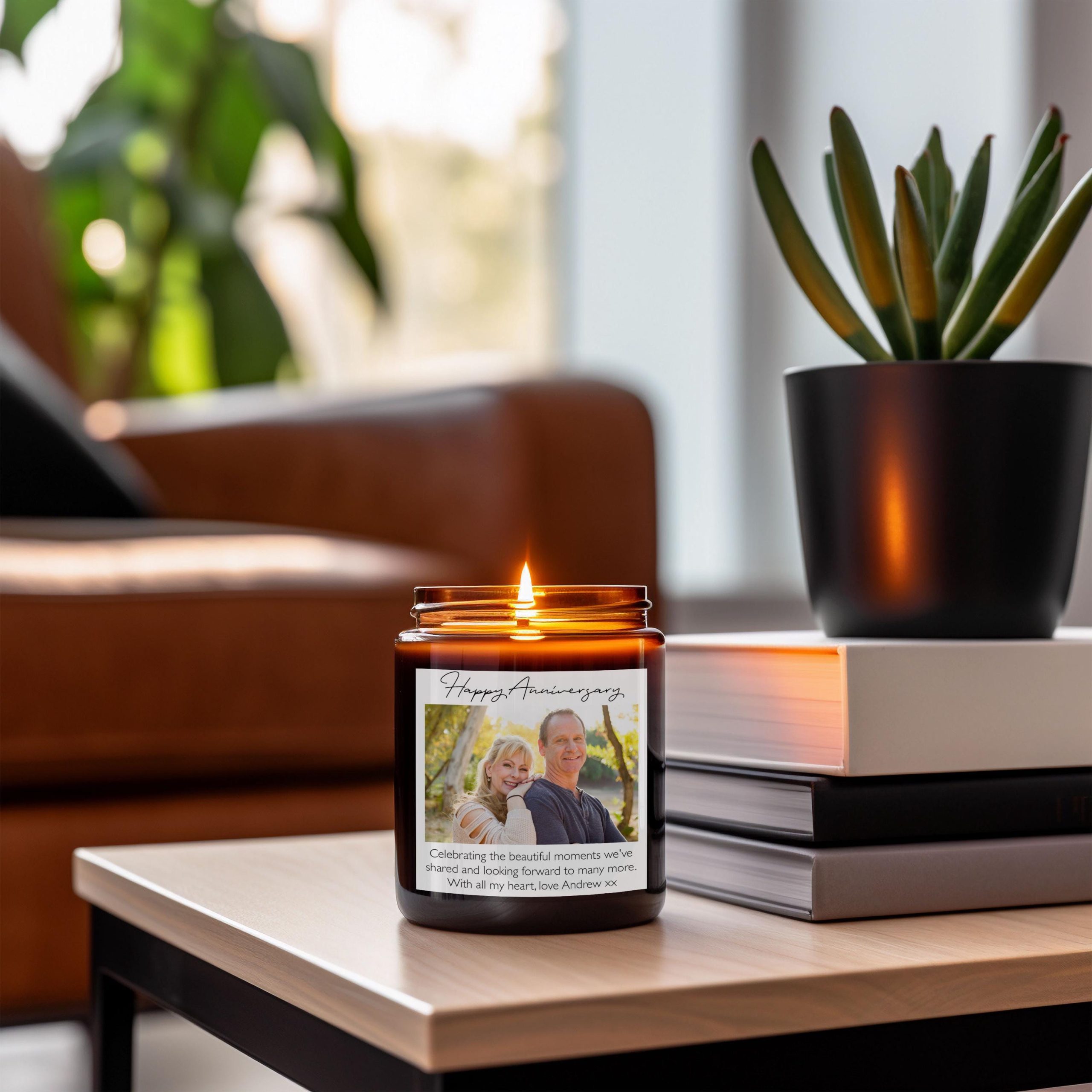 Personalised Photo Candle with Custom Message - Perfect Gift for Birthdays, Best Friends, Grandmas, Engagements, Anniversaries, Gift for Her Personalised Photo Candle with Custom Message - Perfect Gift for Birthdays, Best Friends, Grandmas, Engagements, Anniversaries, Gift for Her
