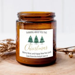 Christmas Gift For Her, Personalised gifts for her, Merry Christmas Any Name Candle, Personalised Candles, Custom Christmas Tree Candle