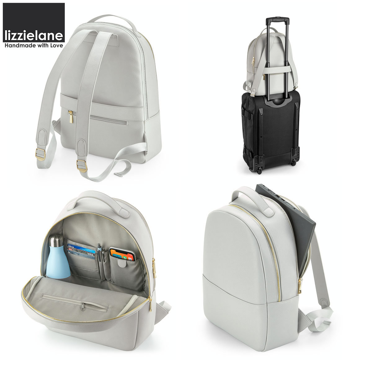 Mothers Day Gifts, Custom Women Backpack, Personalised Bag with Initials, Faux Leather Rucksack, Travel Backpack, Hand Luggage Bag