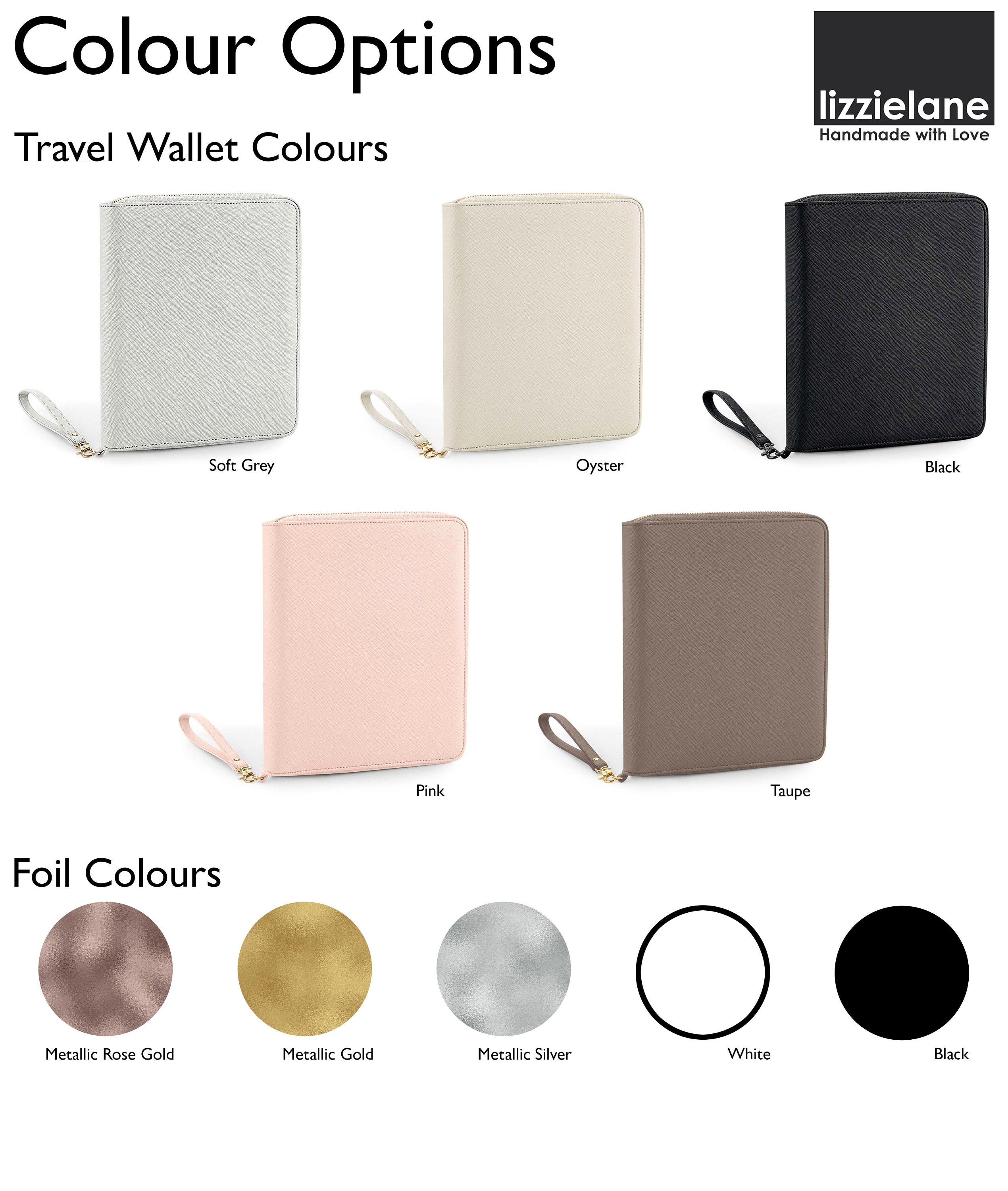 Personalised Family Travel Document Holder Personalised Family Travel Document Holder
