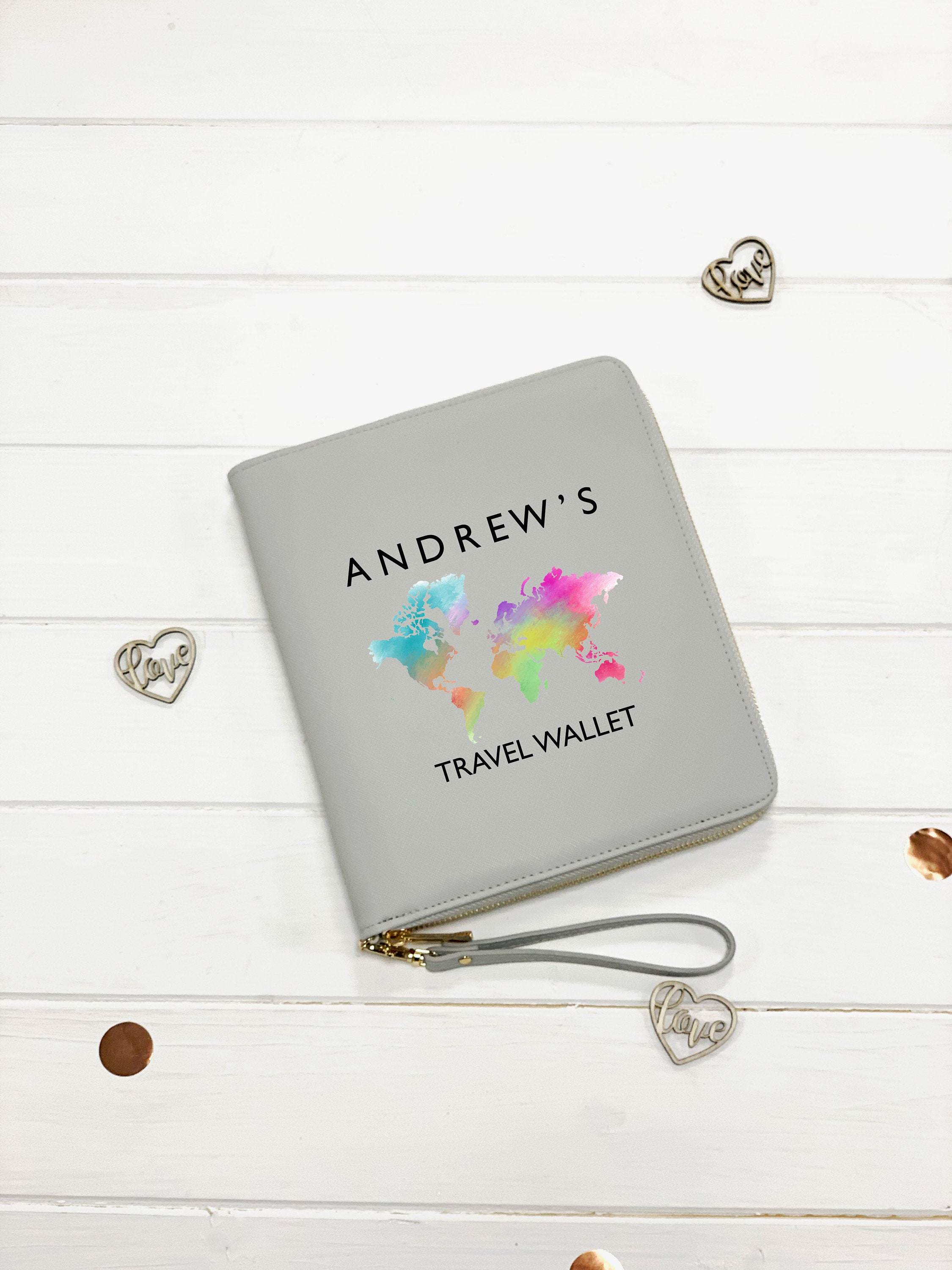 Personalised Family Travel Document Holder Personalised Family Travel Document Holder