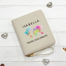 Personalised Family Travel Document Holder Personalised Family Travel Document Holder