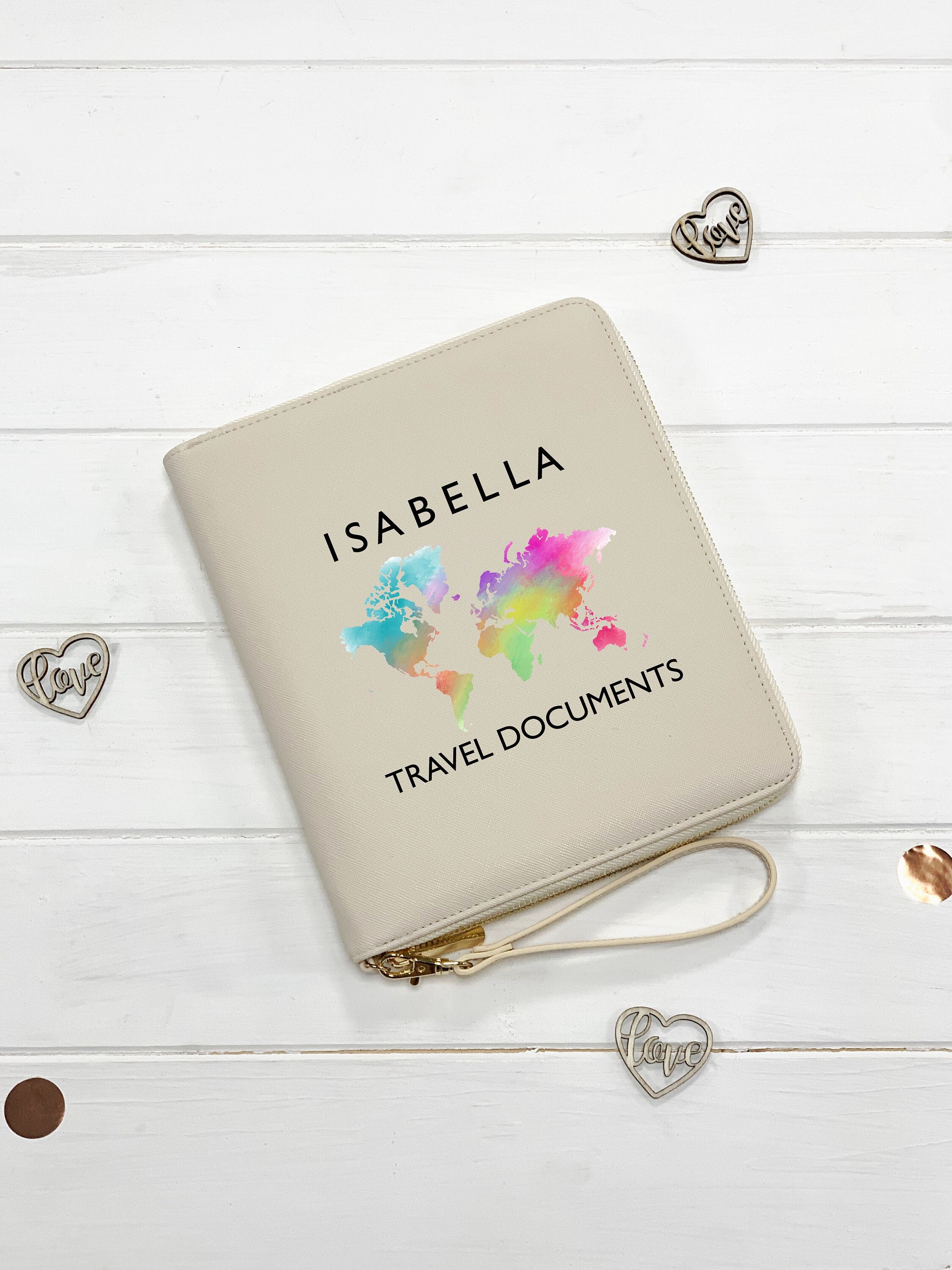 Personalised Family Travel Document Holder Personalised Family Travel Document Holder