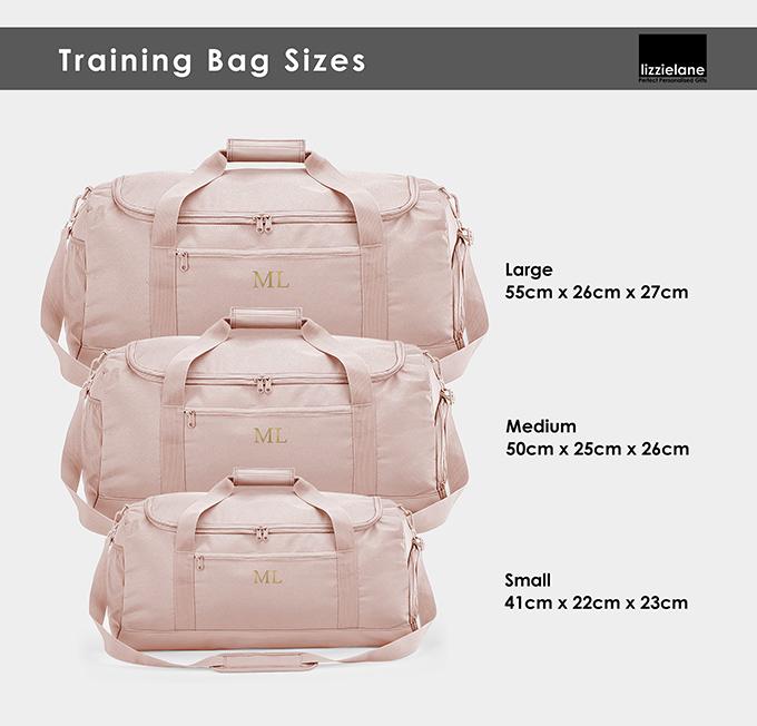 Personalised Monogram Gym Bag with Shoulder Strap Personalised Monogram Gym Bag with Shoulder Strap