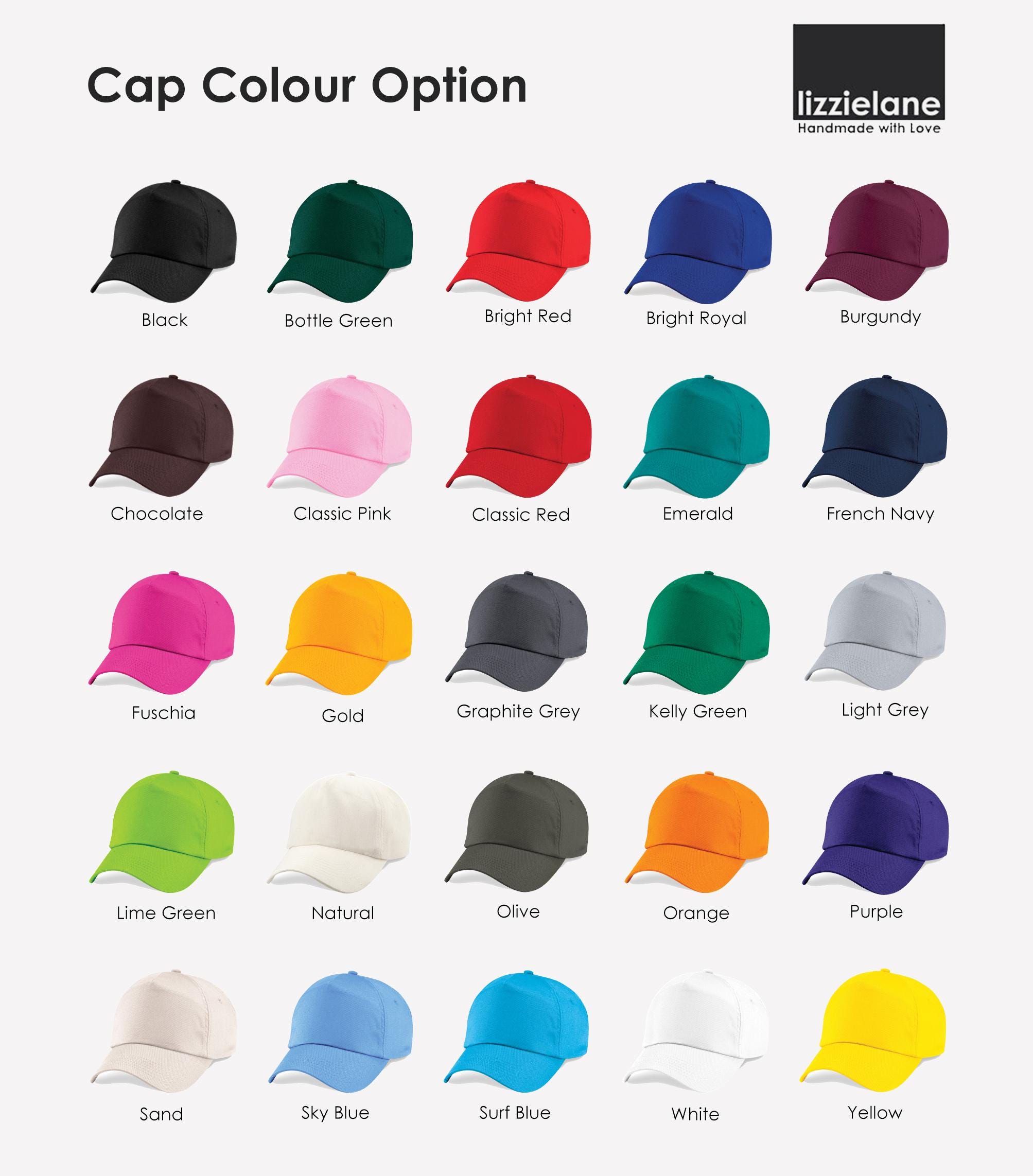 Personalised Baseball Cap with Custom Text or Logo Personalised Baseball Cap with Custom Text or Logo