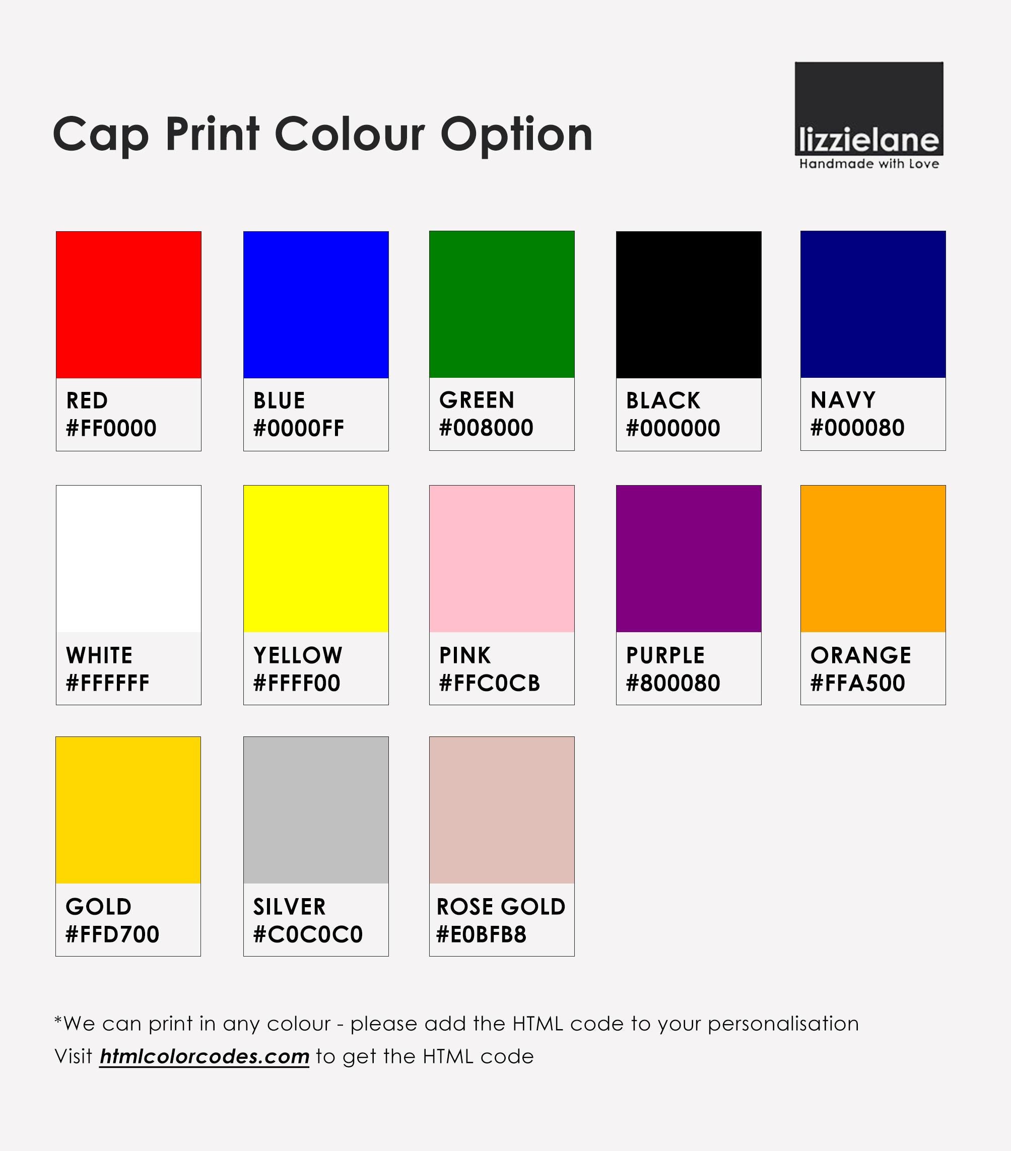 Personalised Baseball Cap with Custom Text or Logo Personalised Baseball Cap with Custom Text or Logo