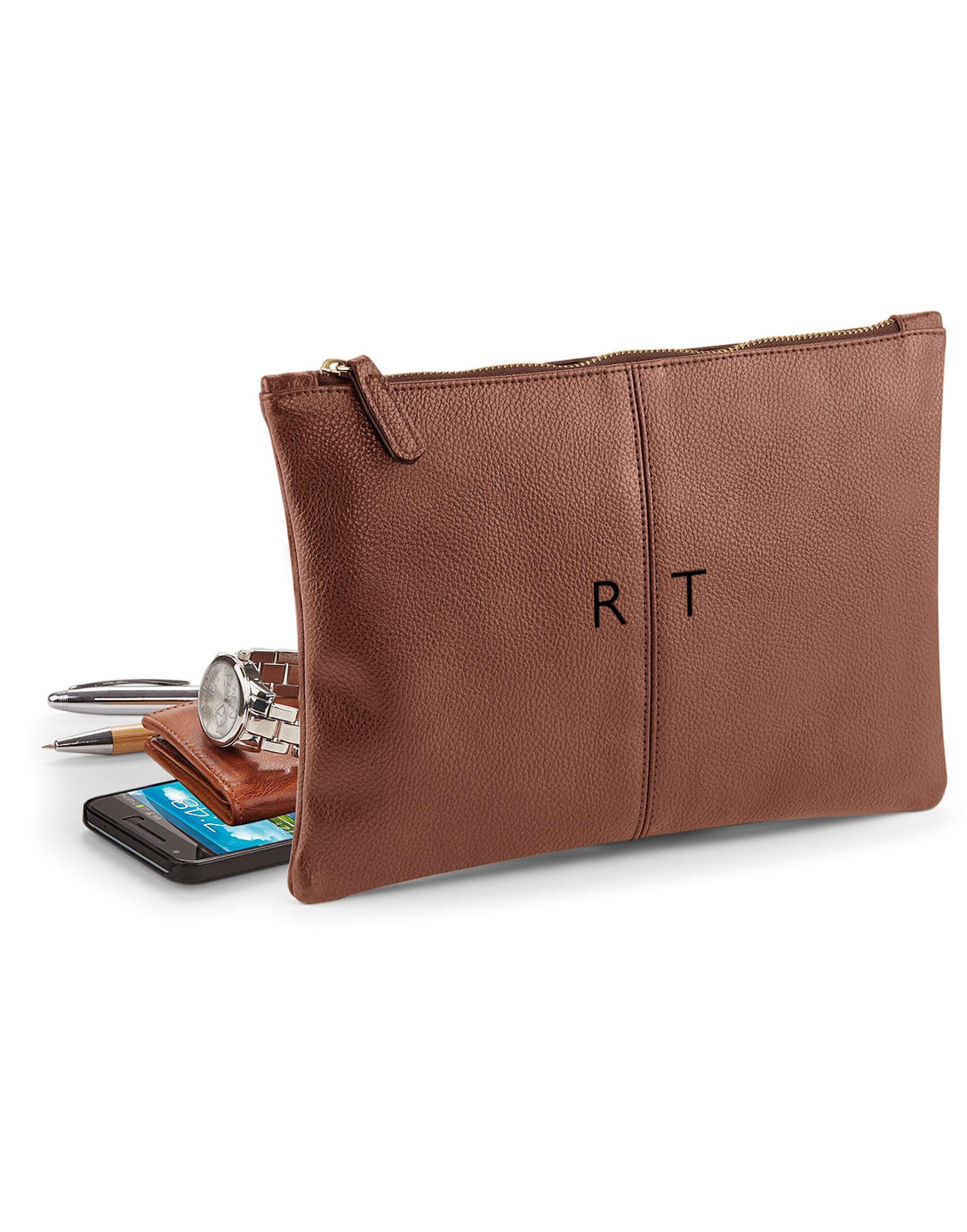 Personalised Monogram Travel Pouch with Initials Personalised Monogram Travel Pouch with Initials