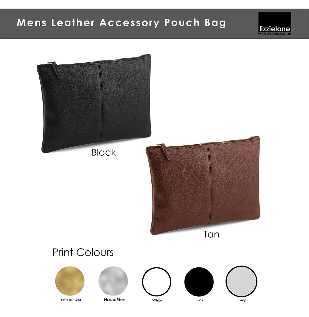 Personalised Men’s Wash Bag with Initials Personalised Men’s Wash Bag with Initials
