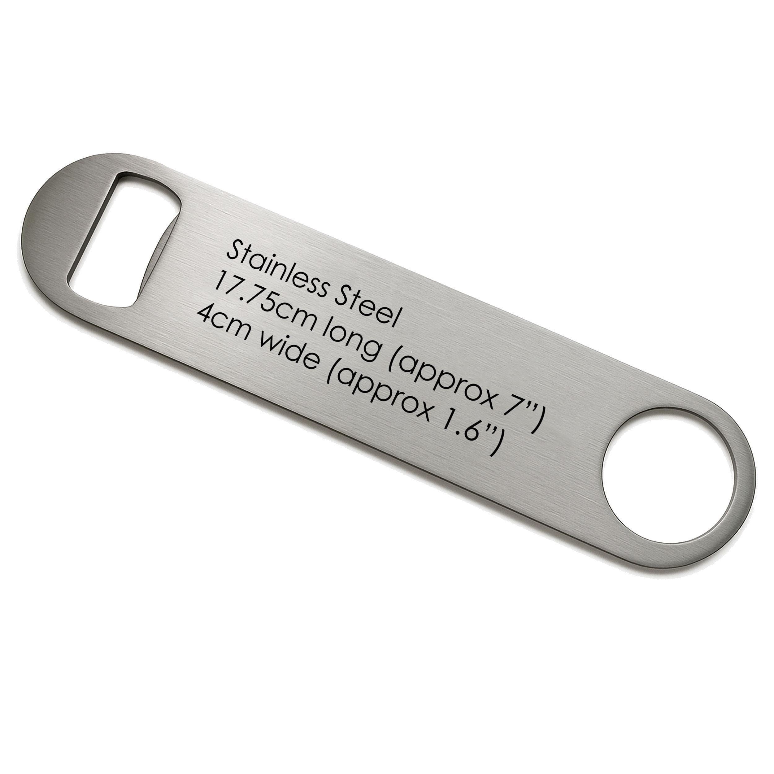 Personalised 18th, 21st Birthday Bar Blade Bottle Opener Personalised 18th, 21st Birthday Bar Blade Bottle Opener