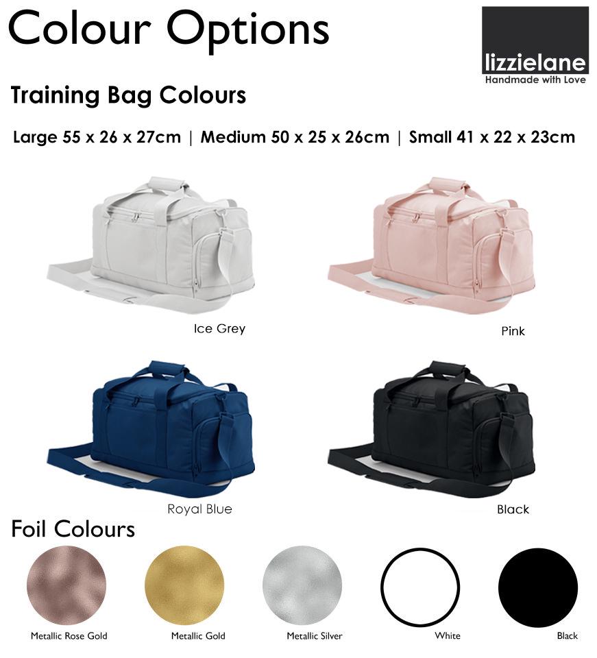 Personalised Monogram Gym Bag with Shoulder Strap Personalised Monogram Gym Bag with Shoulder Strap