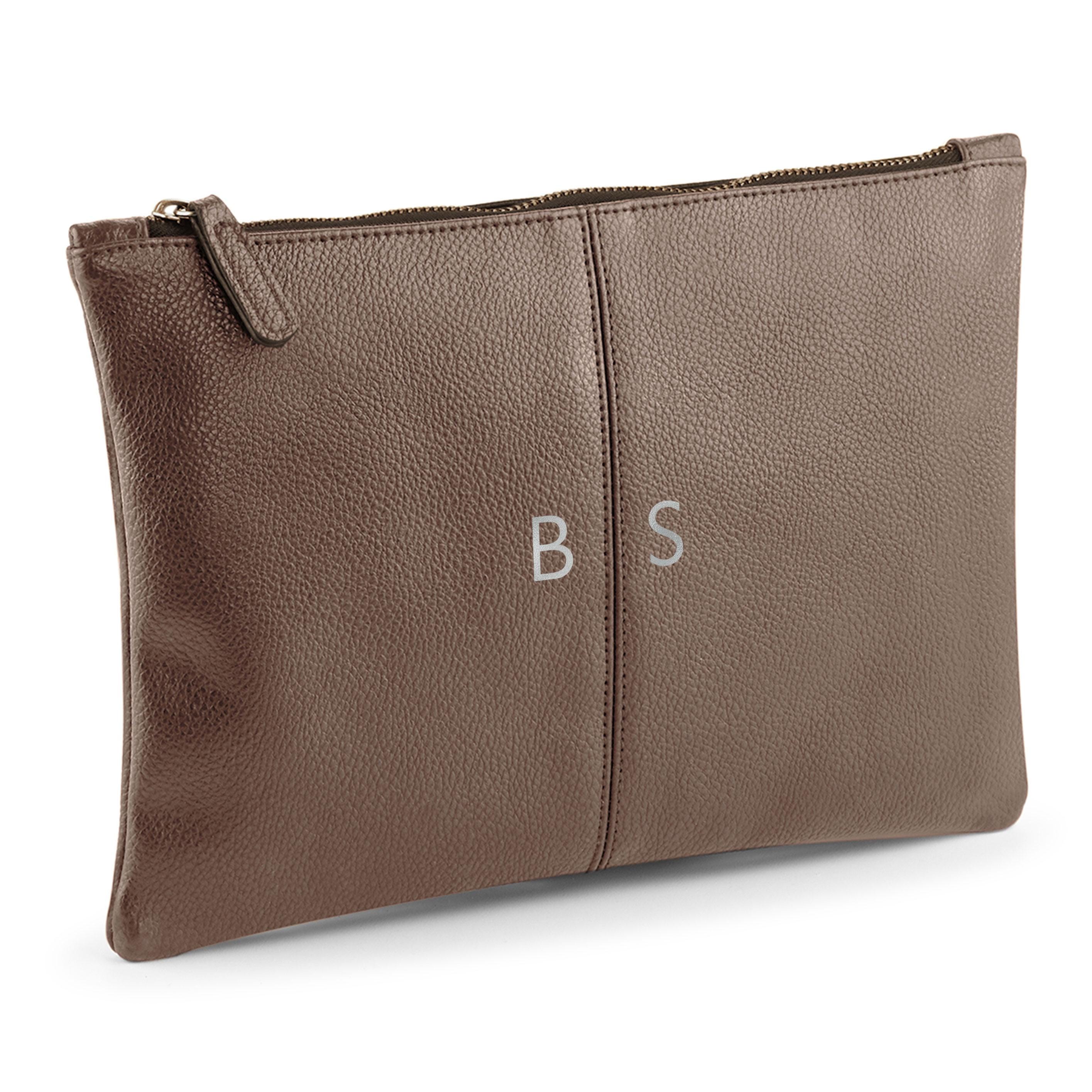 Personalised Monogram Travel Pouch with Initials Personalised Monogram Travel Pouch with Initials