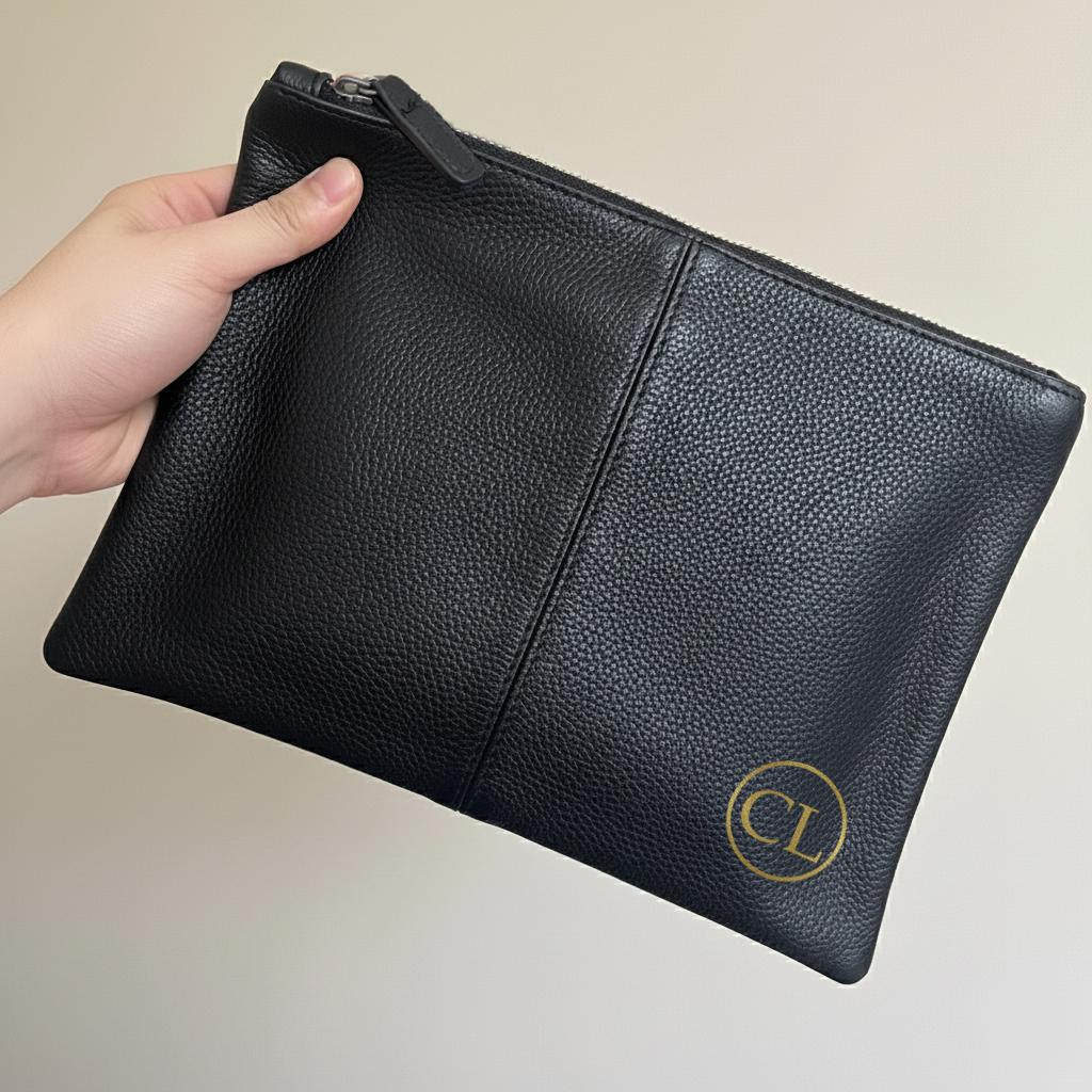 Personalised Men’s Wash Bag with Initials Personalised Men’s Wash Bag with Initials