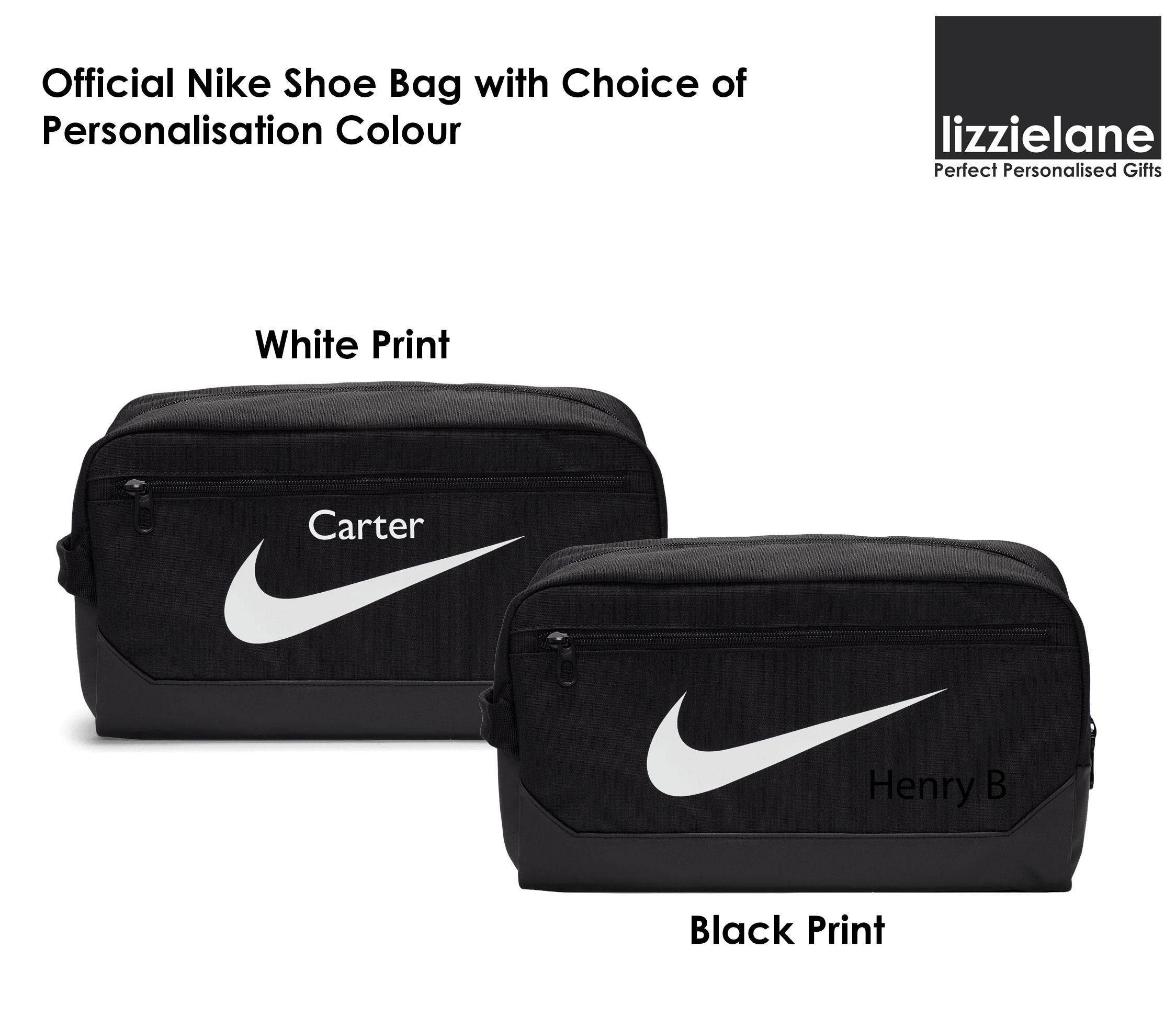 Personalised Nike Shoe Bag with Name Personalised Nike Shoe Bag with Name
