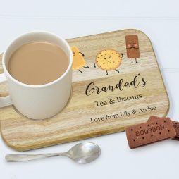 Personalised Tea and Biscuits Board for Grandma Personalised Tea and Biscuits Board for Grandma