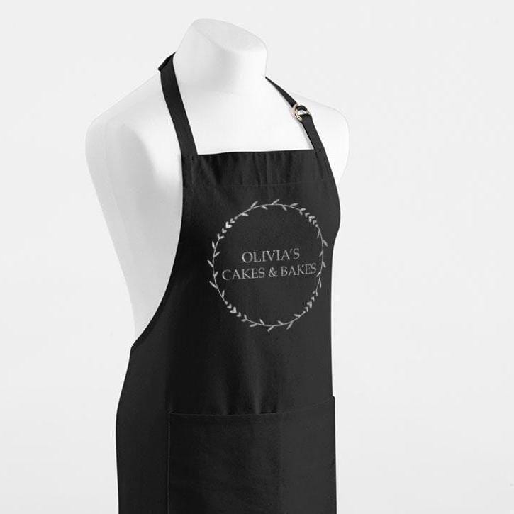 Personalised Floral Apron with Name Personalised Floral Apron with Name