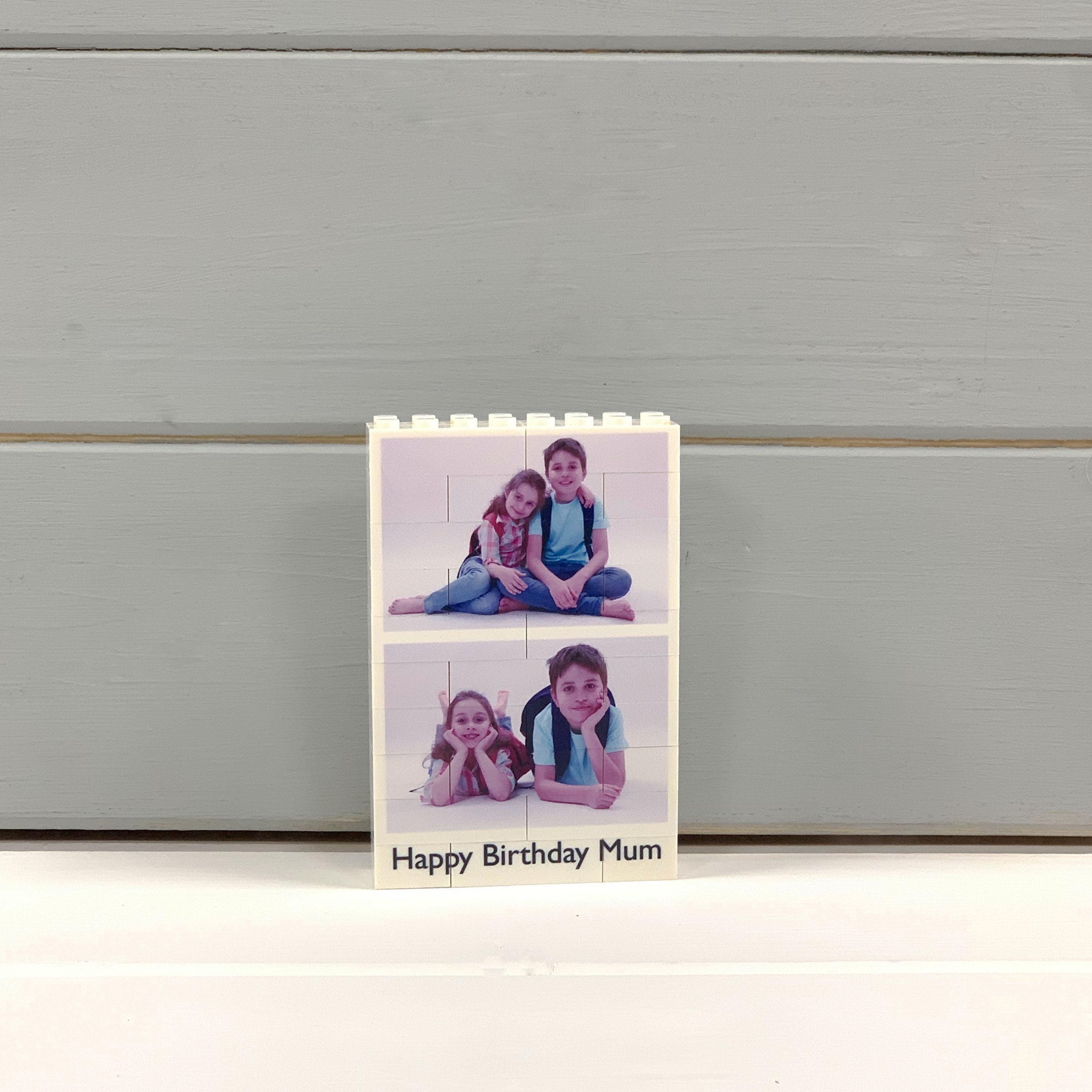 Personalised LEGO® Compatible Building Brick Photo Collage Personalised LEGO® Compatible Building Brick Photo Collage