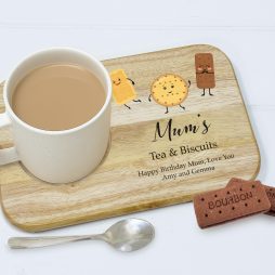 Personalised Tea and Biscuits Board for Mum Personalised Tea and Biscuits Board for Mum