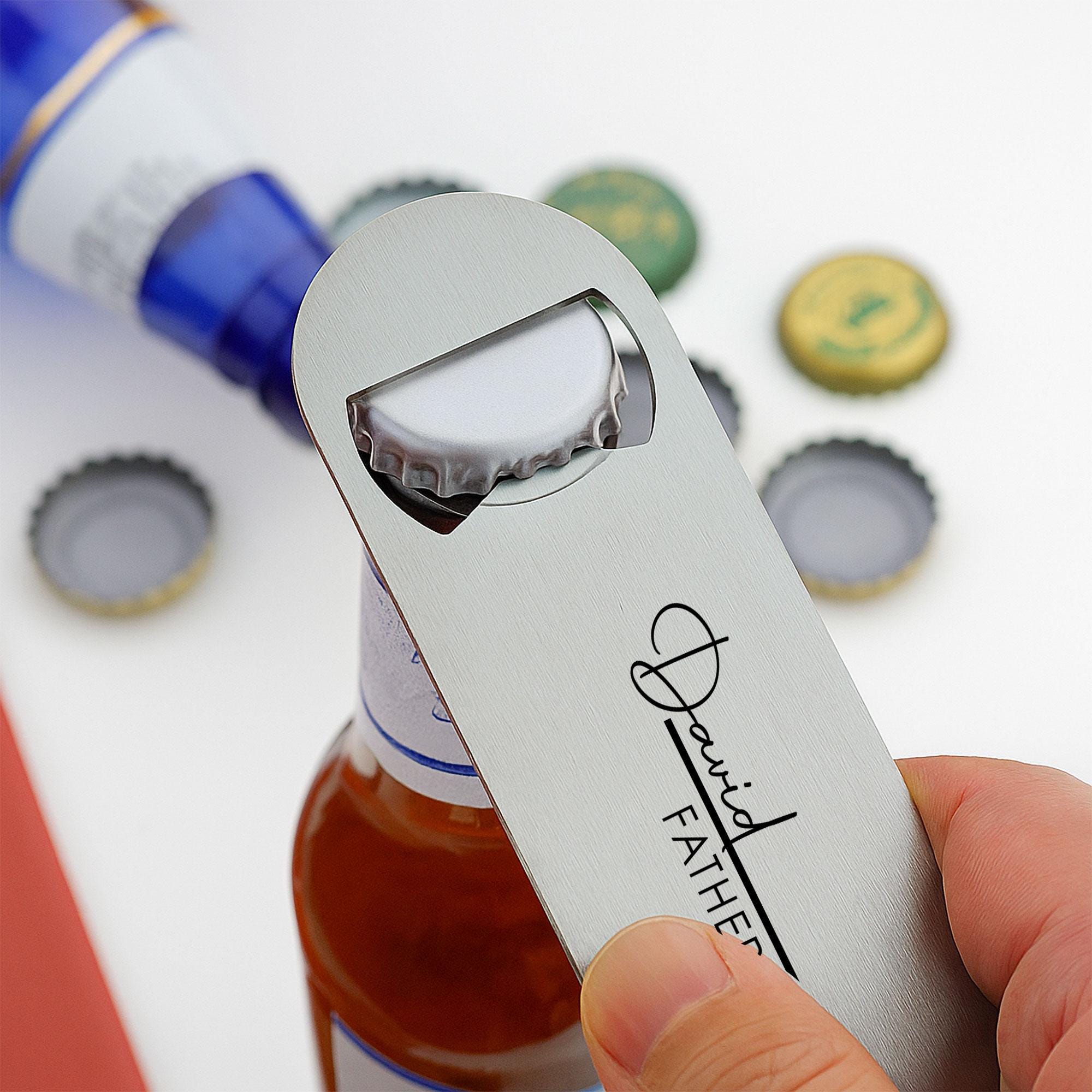 Personalised Groomsman Bottle Opener with Name and Role Personalised Groomsman Bottle Opener with Name and Role