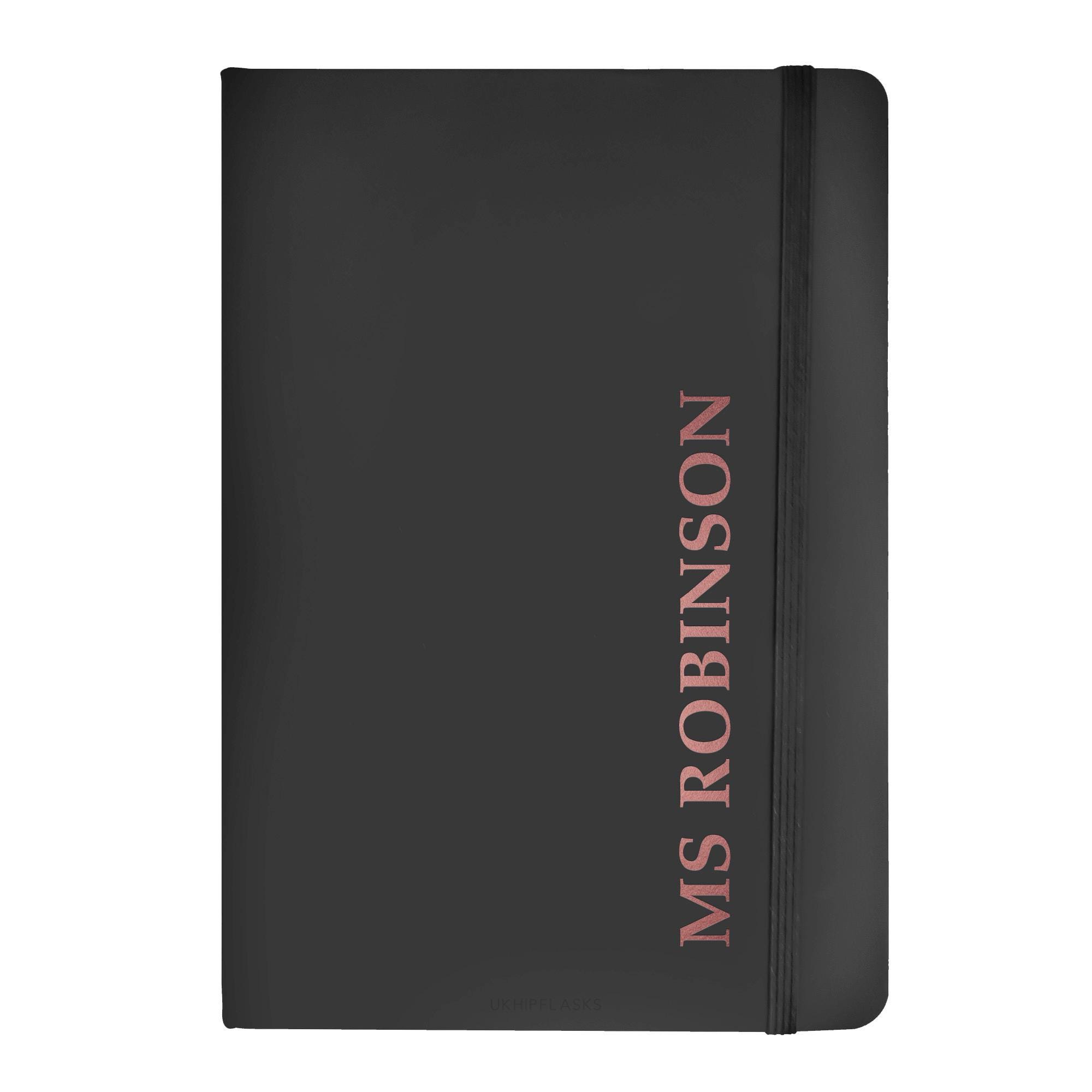 Personalised A5 Notebook with Custom Name Personalised A5 Notebook with Custom Name