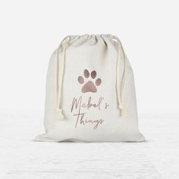 Personalised Dog Stuff Storage Bag Personalised Dog Stuff Storage Bag