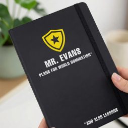 Personalised Teacher Notebook with Name Personalised Teacher Notebook with Name