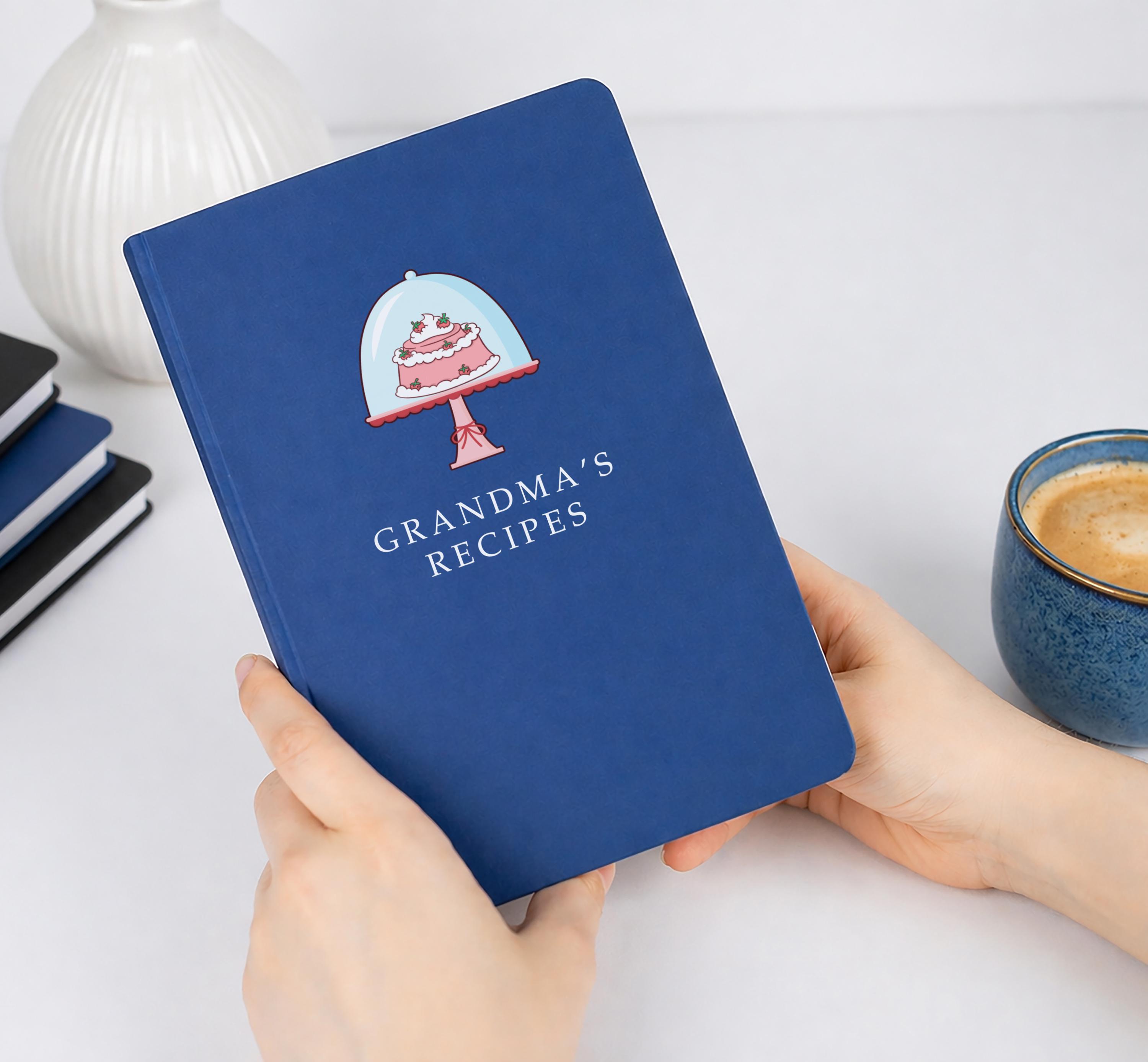 Personalised Recipe Book A5 Notebook Personalised Recipe Book A5 Notebook