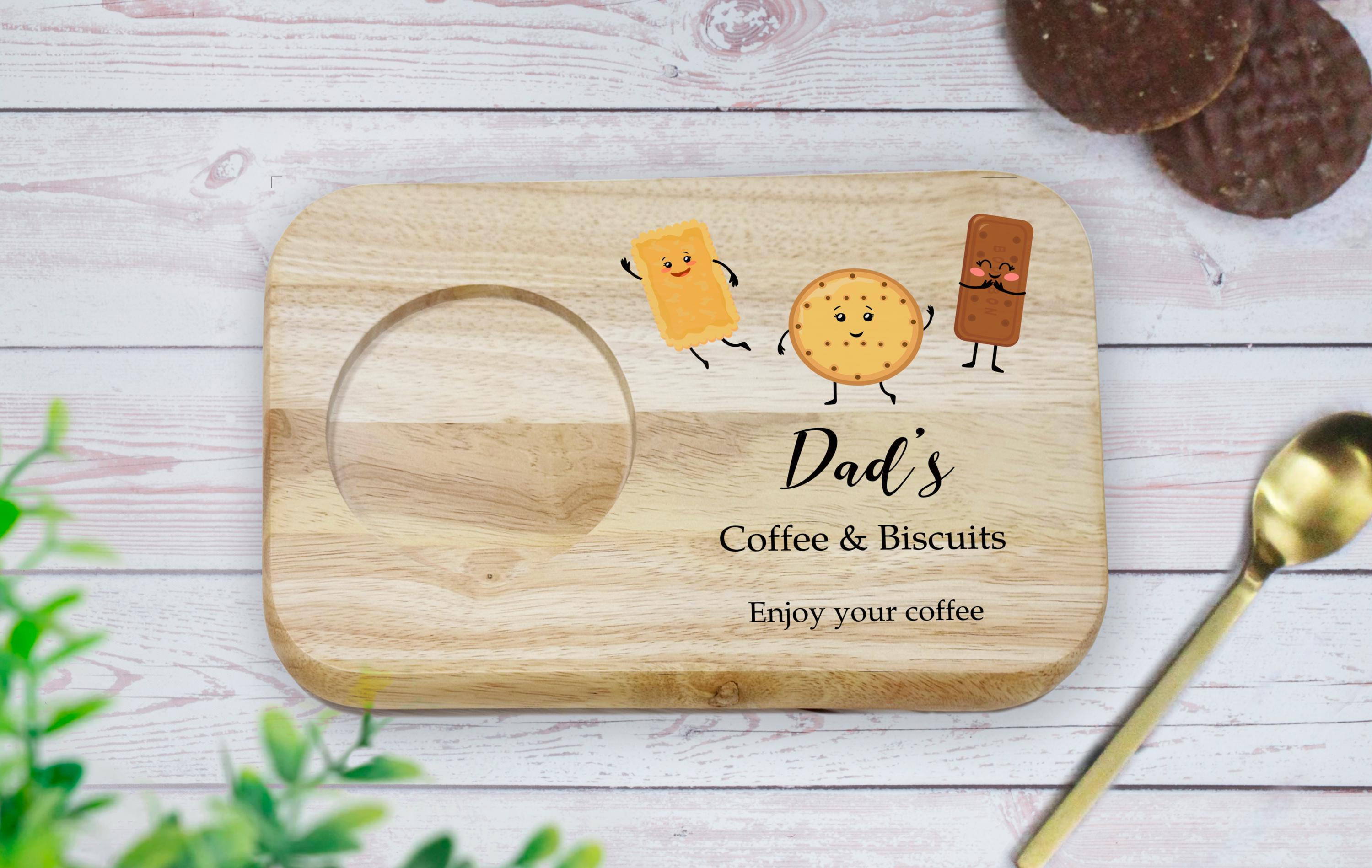 Personalised Tea and Biscuits Board for Grandma Personalised Tea and Biscuits Board for Grandma