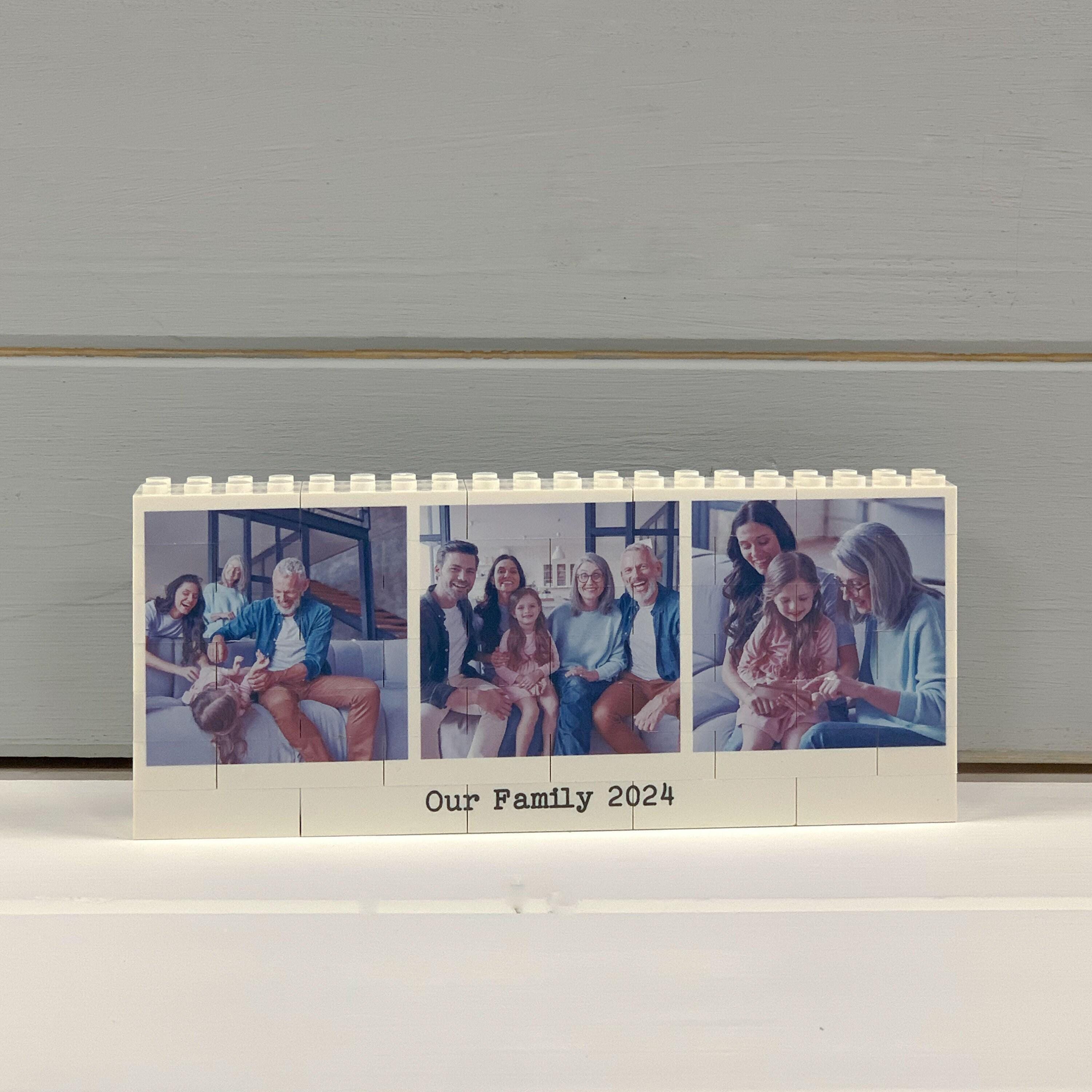 Personalised LEGO® Compatible Building Brick Photo Collage Personalised LEGO® Compatible Building Brick Photo Collage