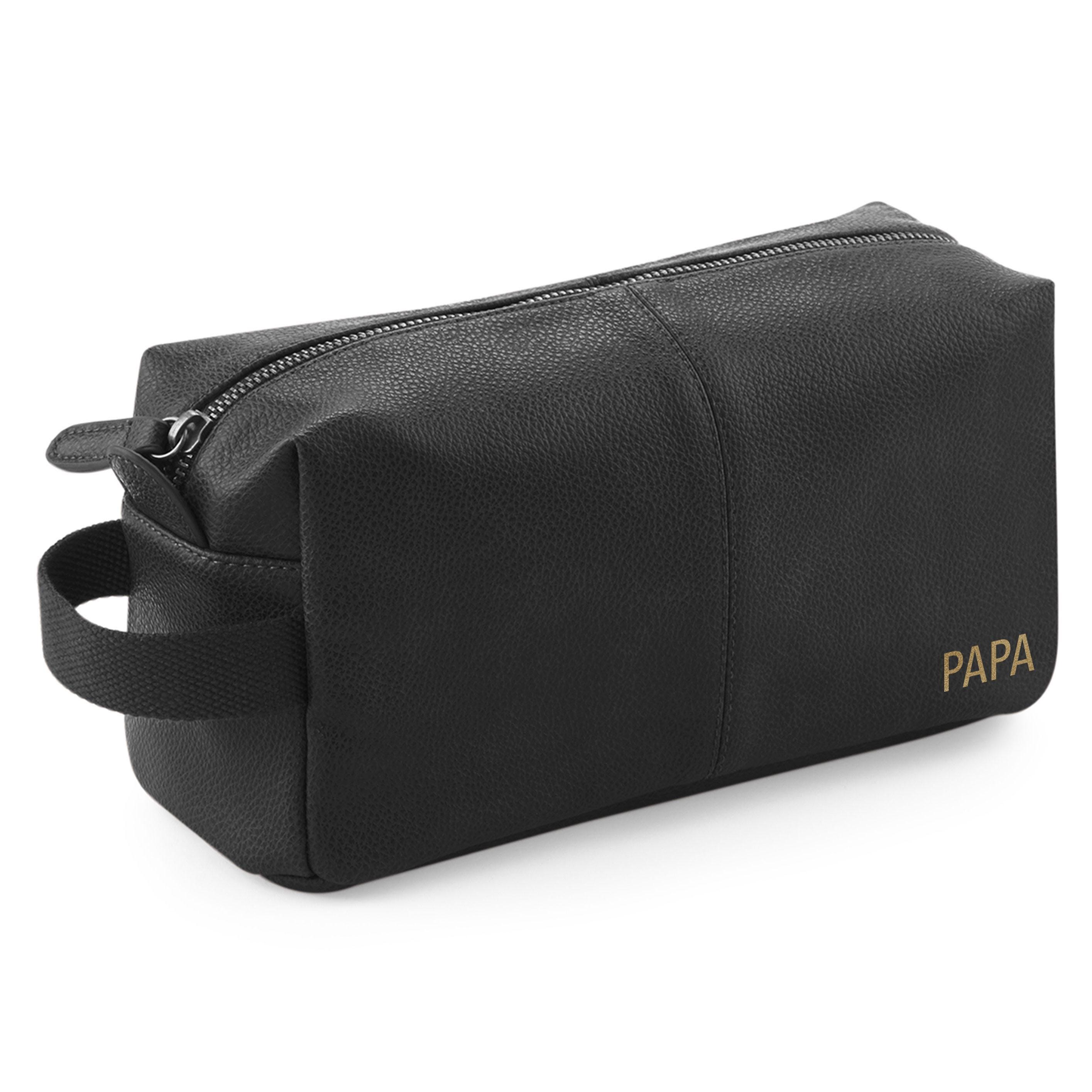 Personalised Wash Bag for Dad with Initials or Name Personalised Wash Bag for Dad with Initials or Name