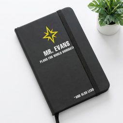 Personalised Male Teacher Notebook with Name Personalised Male Teacher Notebook with Name