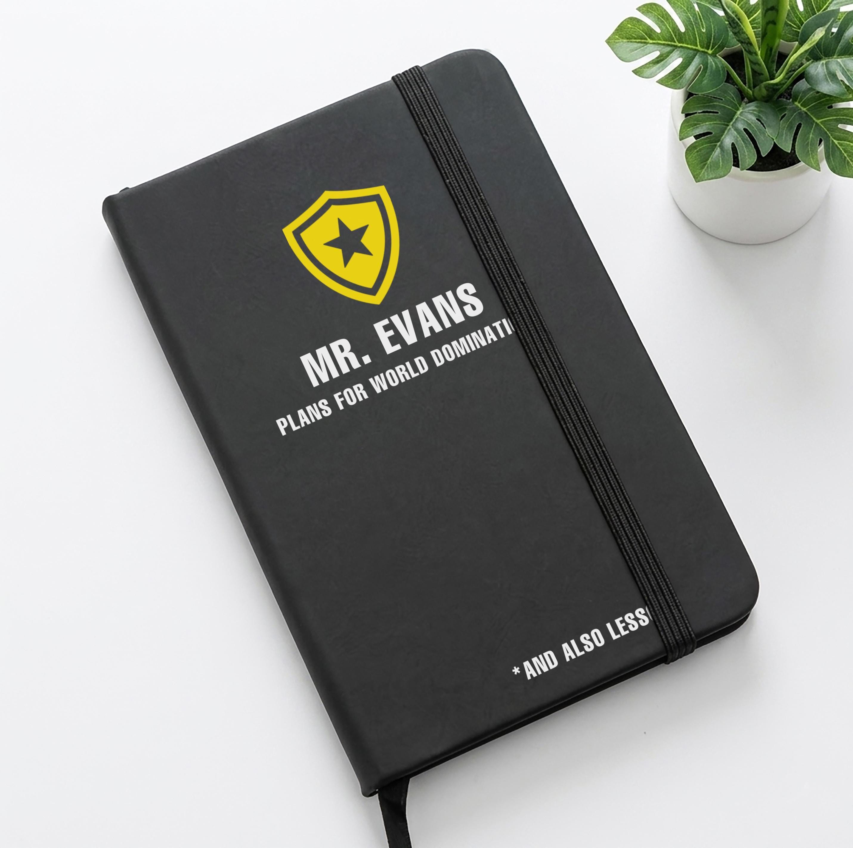 Personalised Teacher Notebook with Name Personalised Teacher Notebook with Name