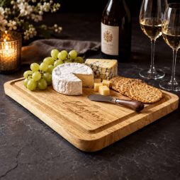 Personalised Engraved Wooden Charcuterie Board