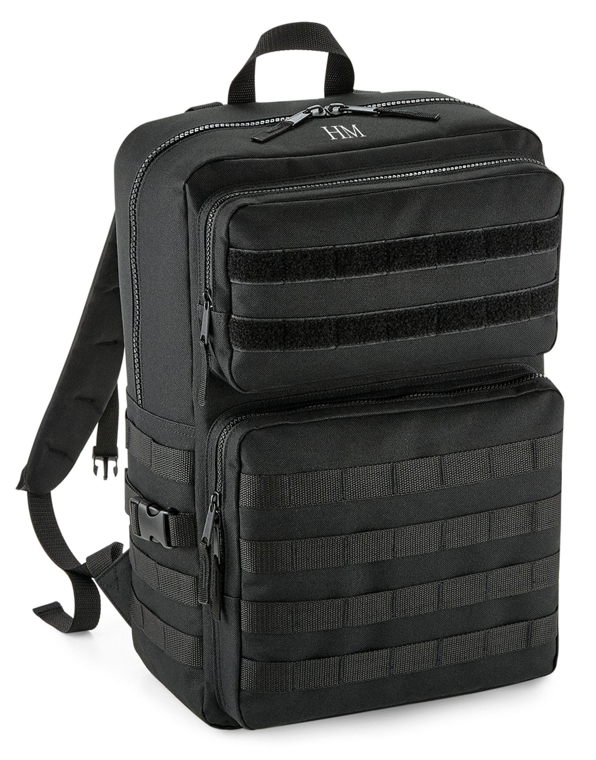 Personalised MOLLE Tactical Backpack 25L, Outdoor Bag for Travel, Gym Backpack, Camping Hiking Bag, Commuter Laptop Backpack, Urban Daypack
