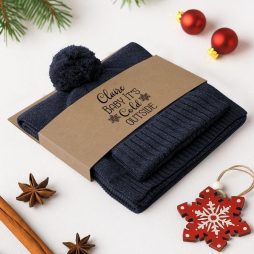 Personalised Winter Beanie Hat and Scarf Set Personalised Winter Beanie Hat and Scarf Set