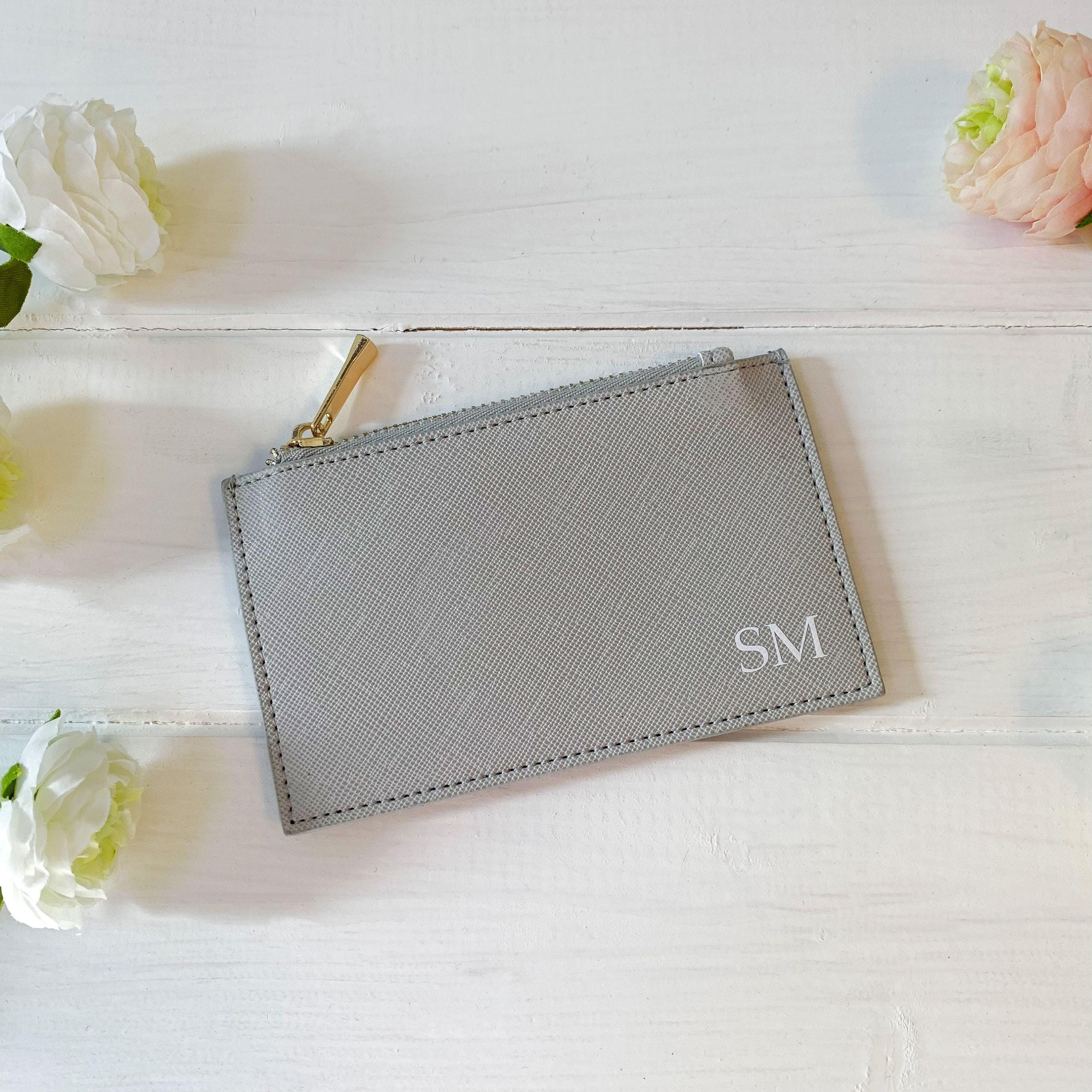 Personalised Card Holder for Men with Monogram Initials Personalised Card Holder for Men with Monogram Initials