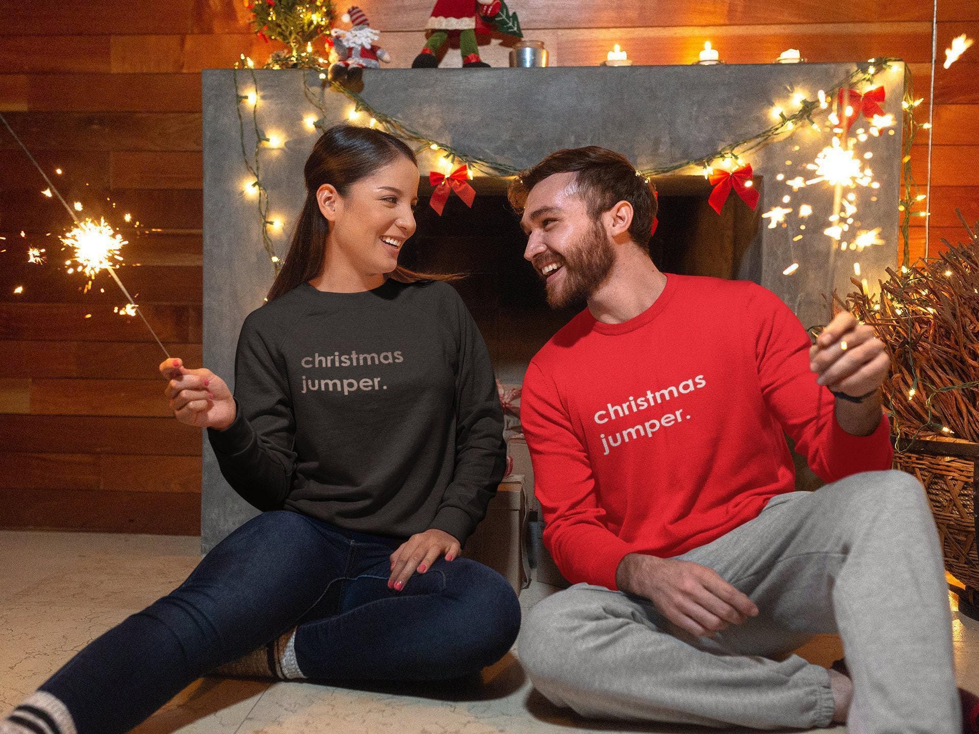 Unisex Funny Christmas Sweatshirt with Custom Print Unisex Funny Christmas Sweatshirt with Custom Print
