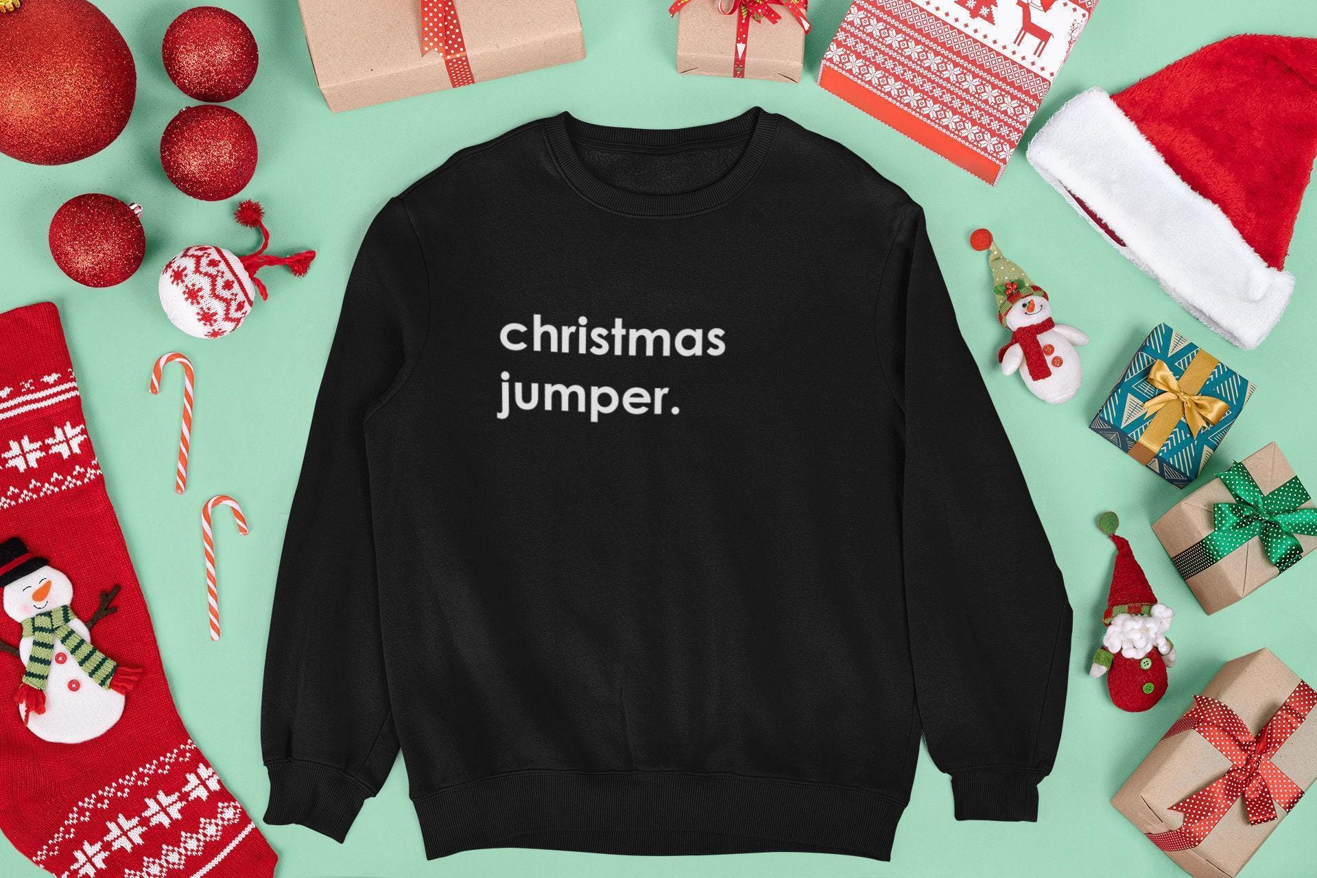 Unisex Funny Christmas Sweatshirt with Custom Print Unisex Funny Christmas Sweatshirt with Custom Print