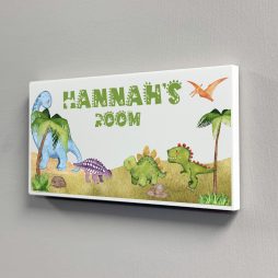 Personalised Dinosaur Door Sign for Kids